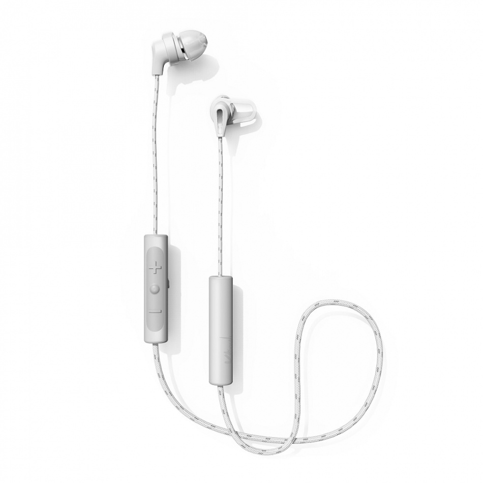 Klipsch T5 Sport, in-ear hörlurar med Bluetooth vita