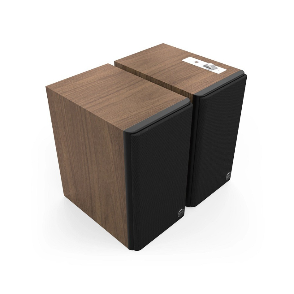 Klipsch The Fives II aktiva streaminghögtalare med HDMI & Dolby Atmos, valnöt par