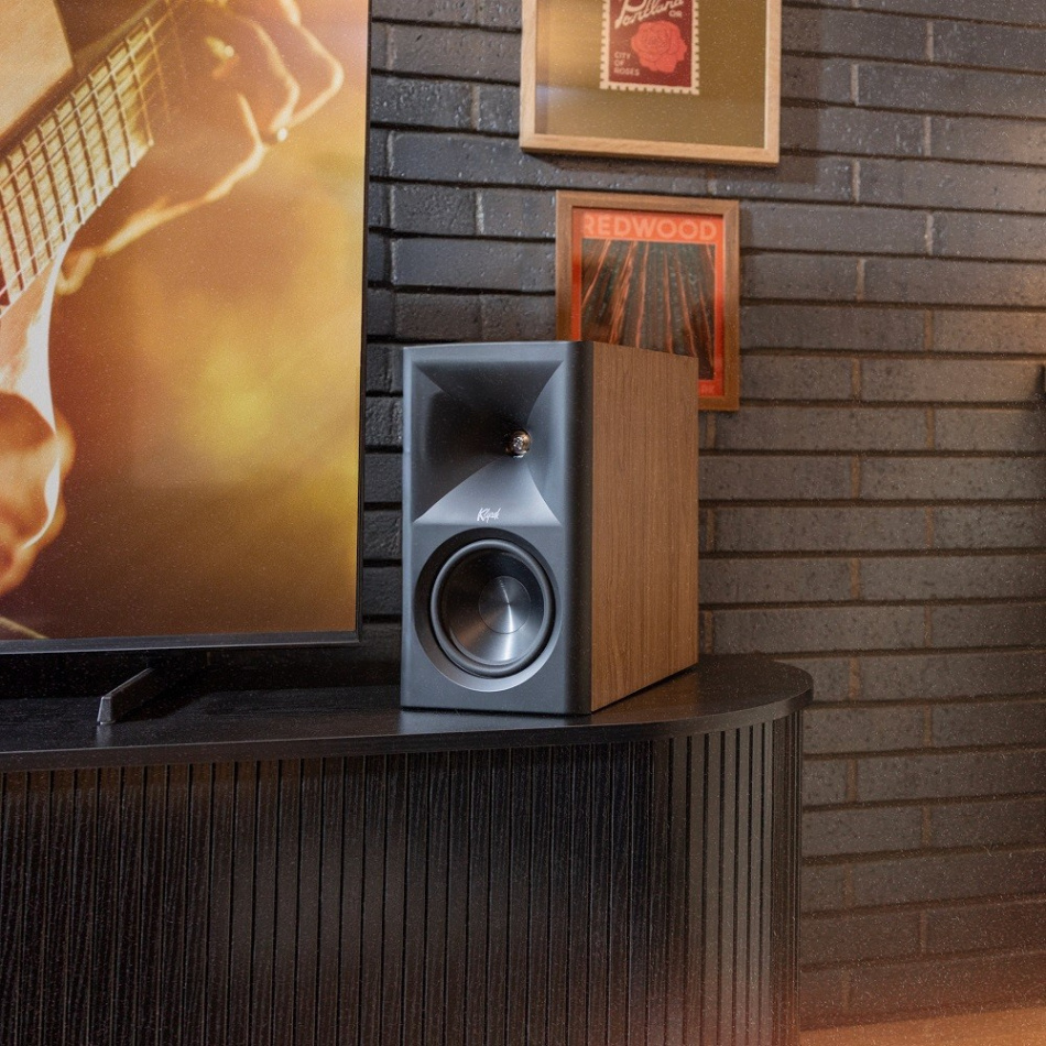 Klipsch The Fives II aktiva streaminghögtalare med HDMI & Dolby Atmos, valnöt par