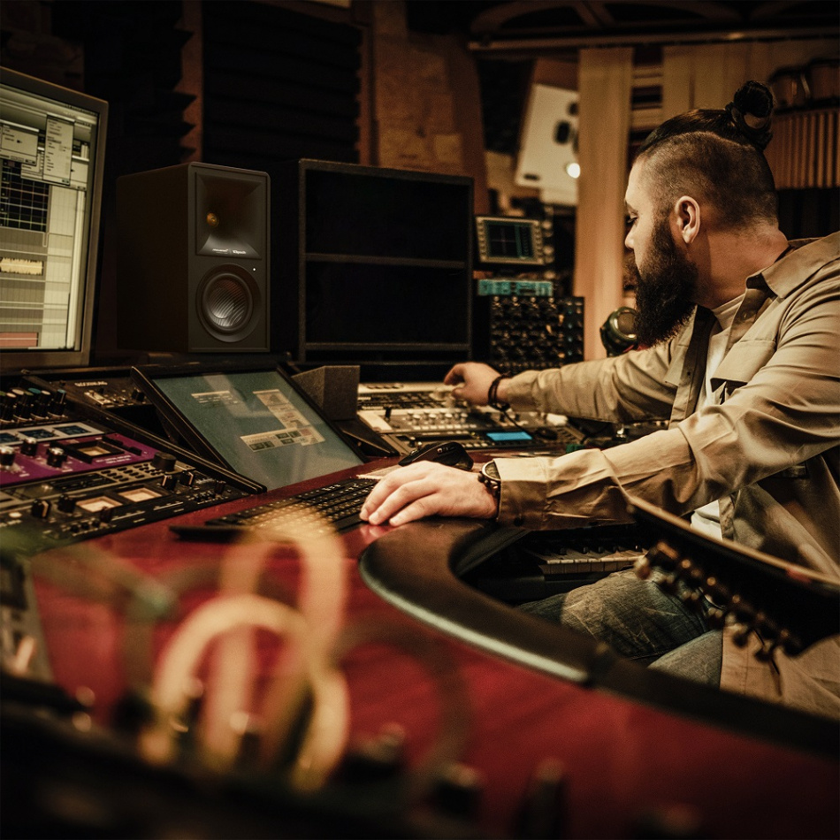 Klipsch The Fives McLaren Edition aktiva högtalare med HDMI, svart par