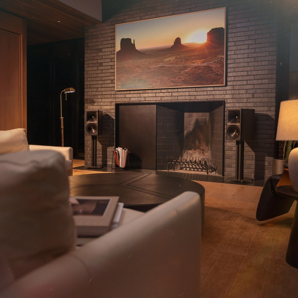 Klipsch The Nines II streaminghögtalare med HDMI, Dolby Atmos & Dirac Live, svart par