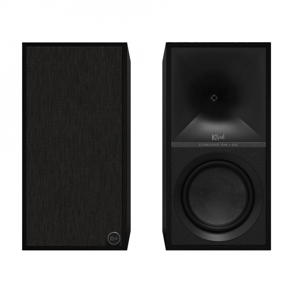Klipsch The Sevens aktiva högtalare med fri WiiM Mini, HDMI ARC, Bluetooth & RIAA, svart
