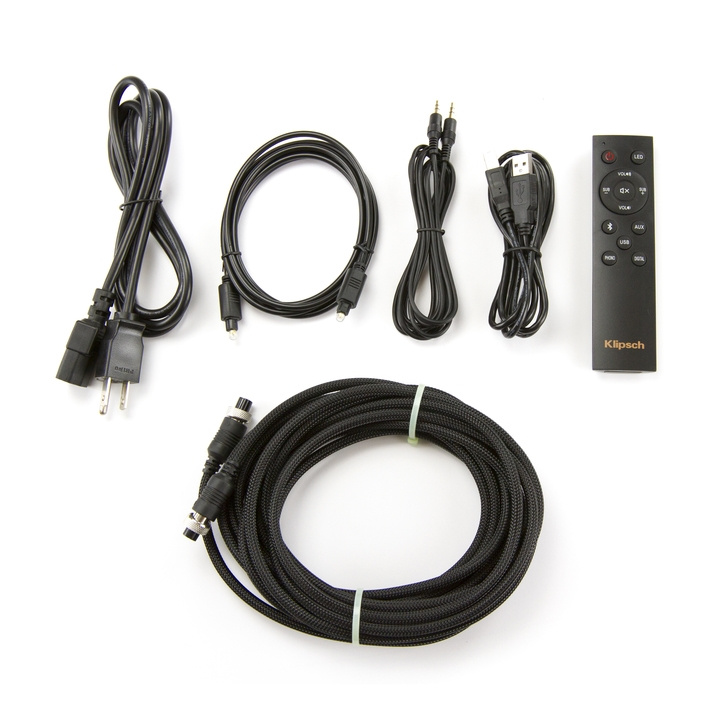 Klipsch The Sixes, aktiva Vintage-högtalare med Bluetooth, valnöt