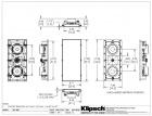 Klipsch THX-502-L inbyggnadshögtalare för vägg, styck Klipsch THX-502-L inbyggnadshögtalare för vägg, styck