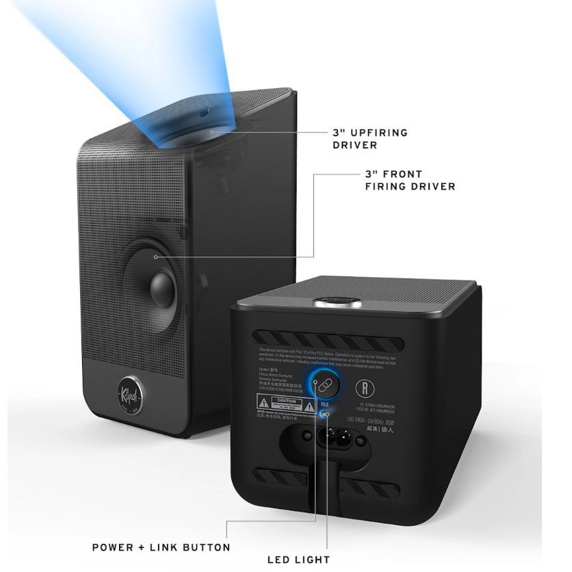 Klipsch Flexus Surround 200 trådlösa högtalare för Core 200/300, par