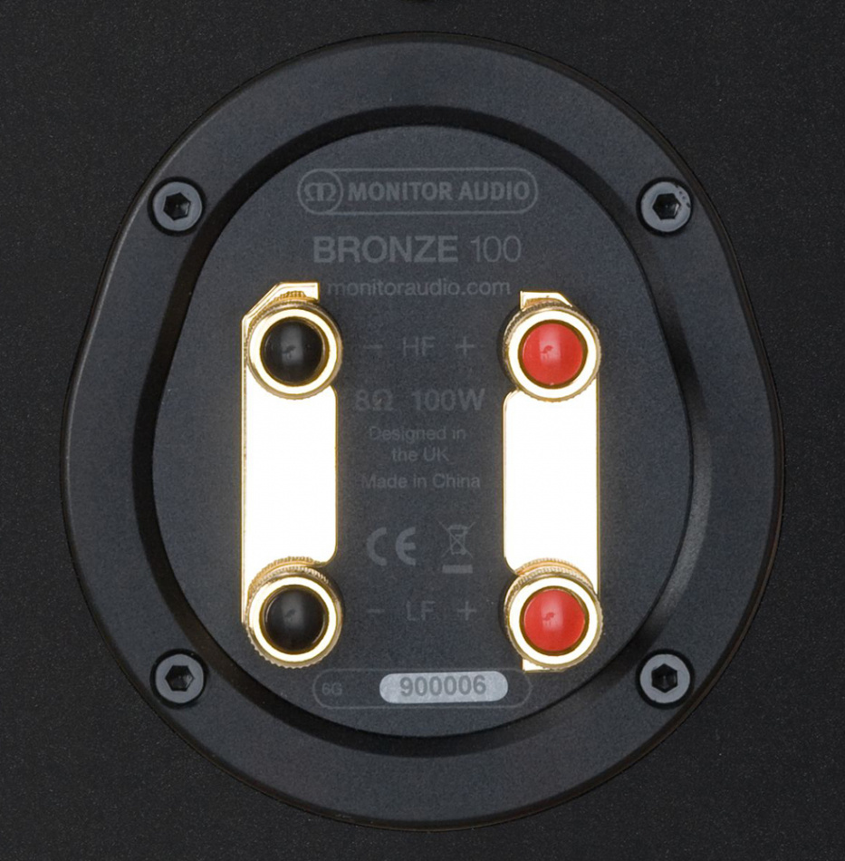 Monitor Audio Bronze 100 6G stativhögtalare, valnöt par