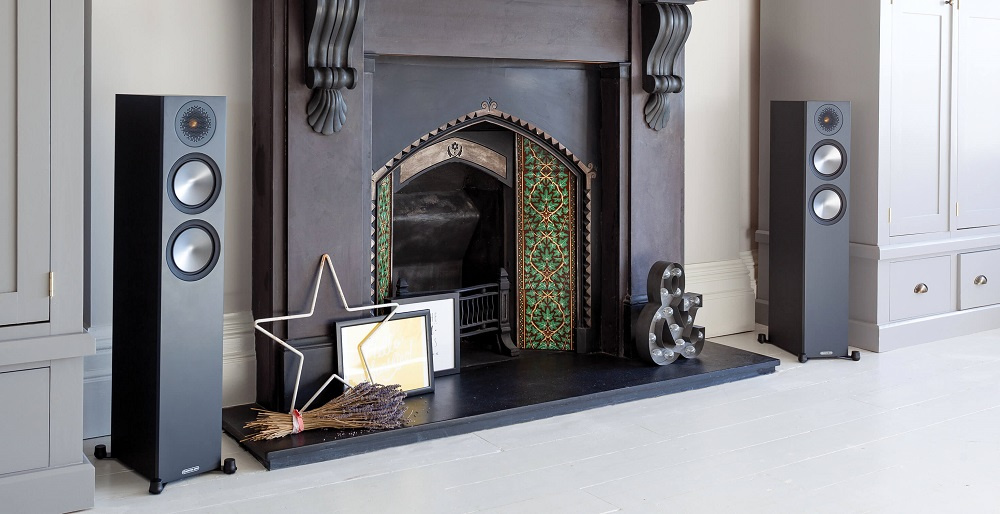 Monitor Audio Bronze 200 6G golvhögtalare, svart par