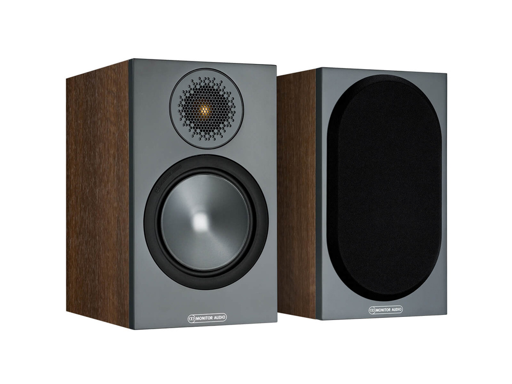 Monitor Audio Bronze 50 6G stativhögtalare, valnöt par