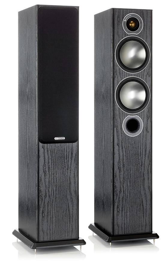 Monitor Audio Bronze 5 golvhögtalare, svart ek