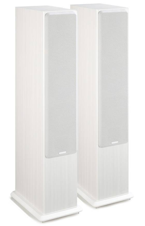Monitor Audio Bronze 6 golvhögtalare, vit ask