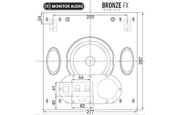 Monitor Audio Bronze FX, surroundhögtalare vit ask