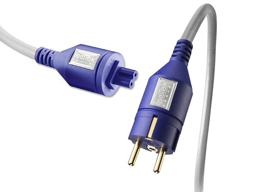 Isotek EVO3 Sequel ojordad nätkabel med C7-kontakt, 2 meter