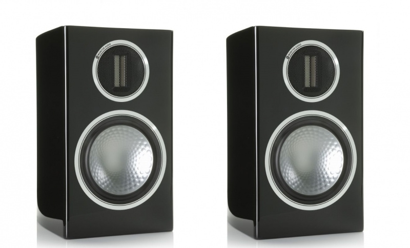 Monitor Audio Gold 100, stativhögtalare pianosvart