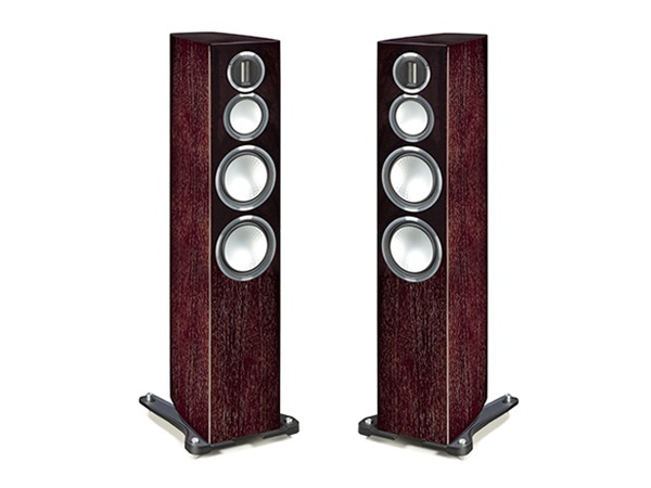 Monitor Audio Gold 300 4G, golvhögtalare valnöt par UTFÖRSÄLJNING