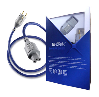 Isotek Premier, jordad nätkabel med C15-kontakt 
