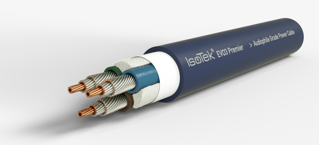 Isotek Premier, jordad nätkabel med C15-kontakt 1.5 meter