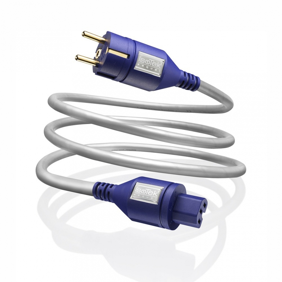 Isotek EVO3 Sequel jordad nätkabel med C15-kontakt, 2 meter