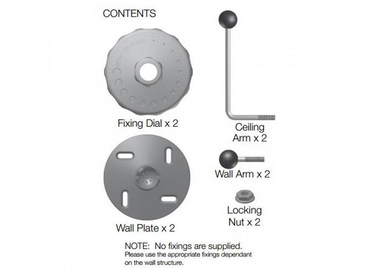 Monitor Audio MASM Mount, universalt väggfäste 1/4