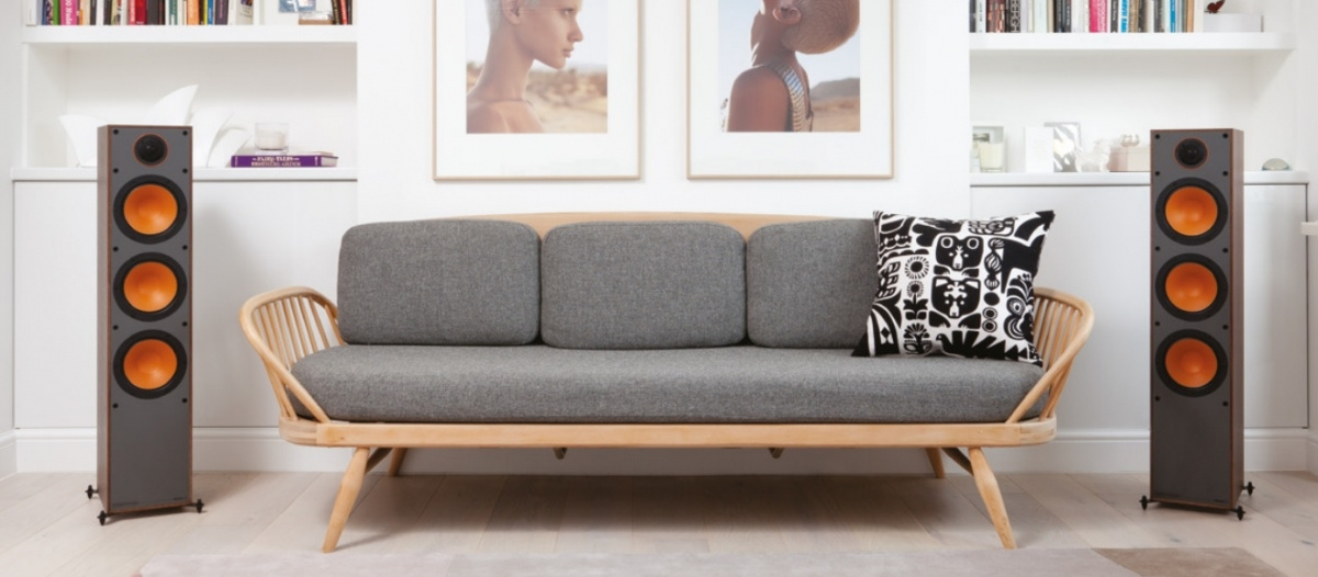 Monitor Audio Monitor 300 golvhögtalare, valnöt