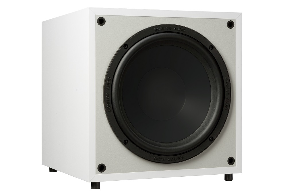 Monitor Audio Monitor MRW-10 aktiv subwoofer, vit Utförsäljning