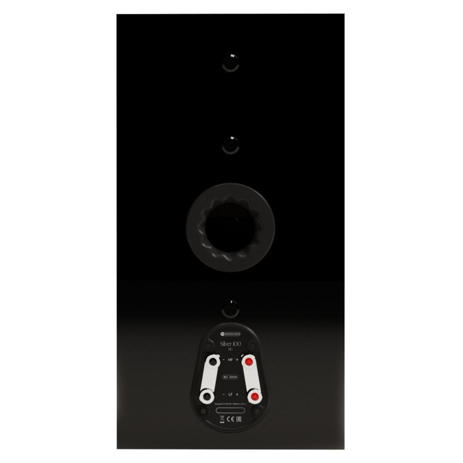 Monitor Audio Silver 100 8G stativhögtalare, pianosvart par