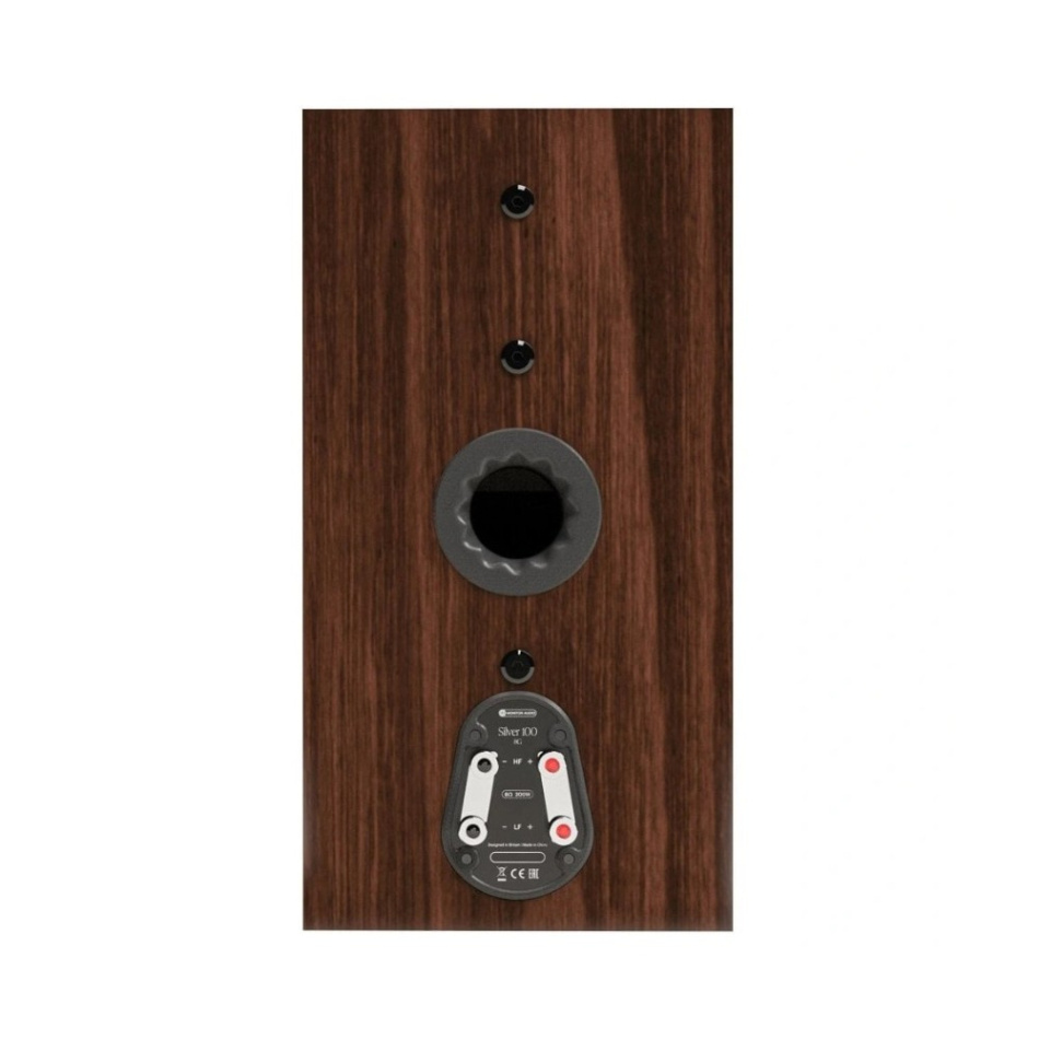Monitor Audio Silver 100 8G stativhögtalare, valnöt par