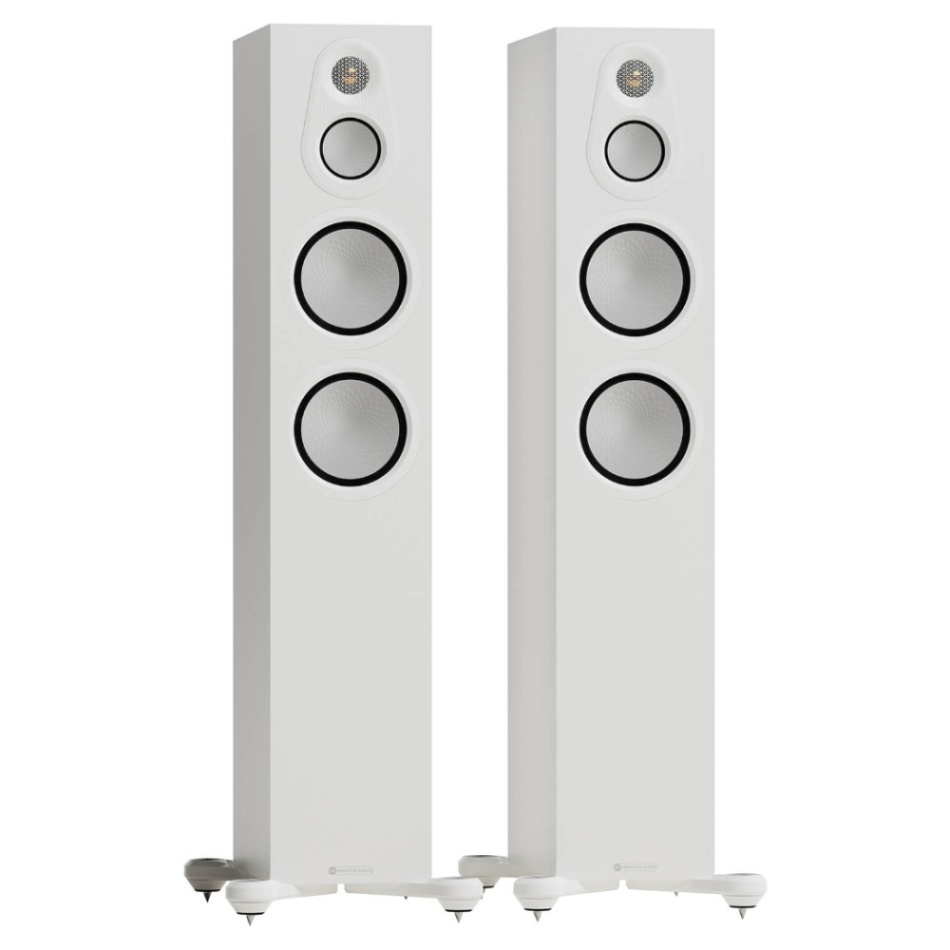 Monitor Audio Silver 300 8G golvhögtalare, vitt par