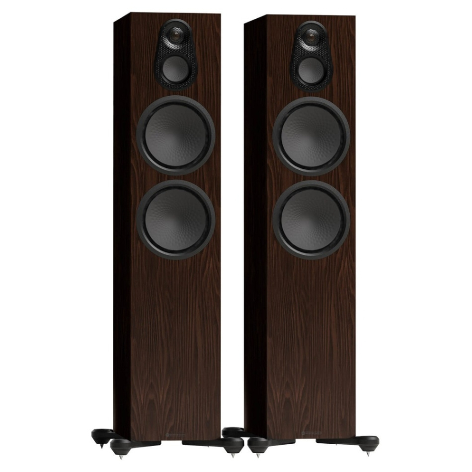 Monitor Audio Silver 500 8G golvhögtalare, valnöt par