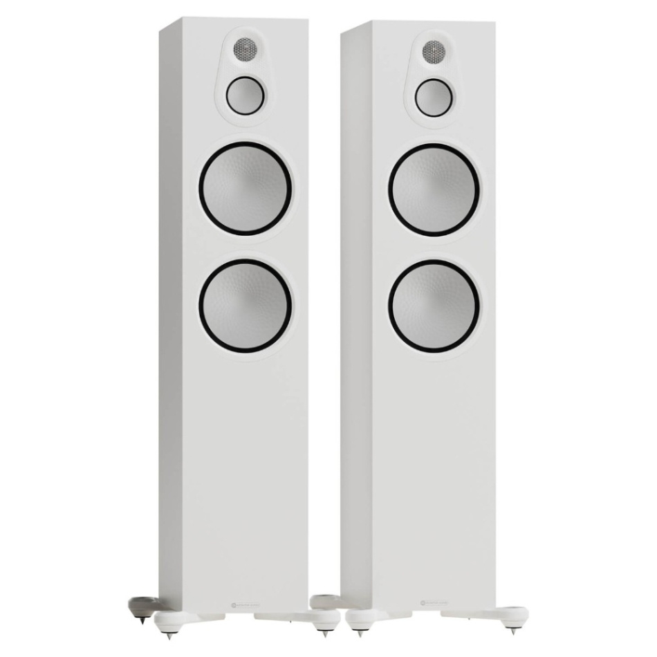Monitor Audio Silver 500 8G golvhögtalare, vitt par