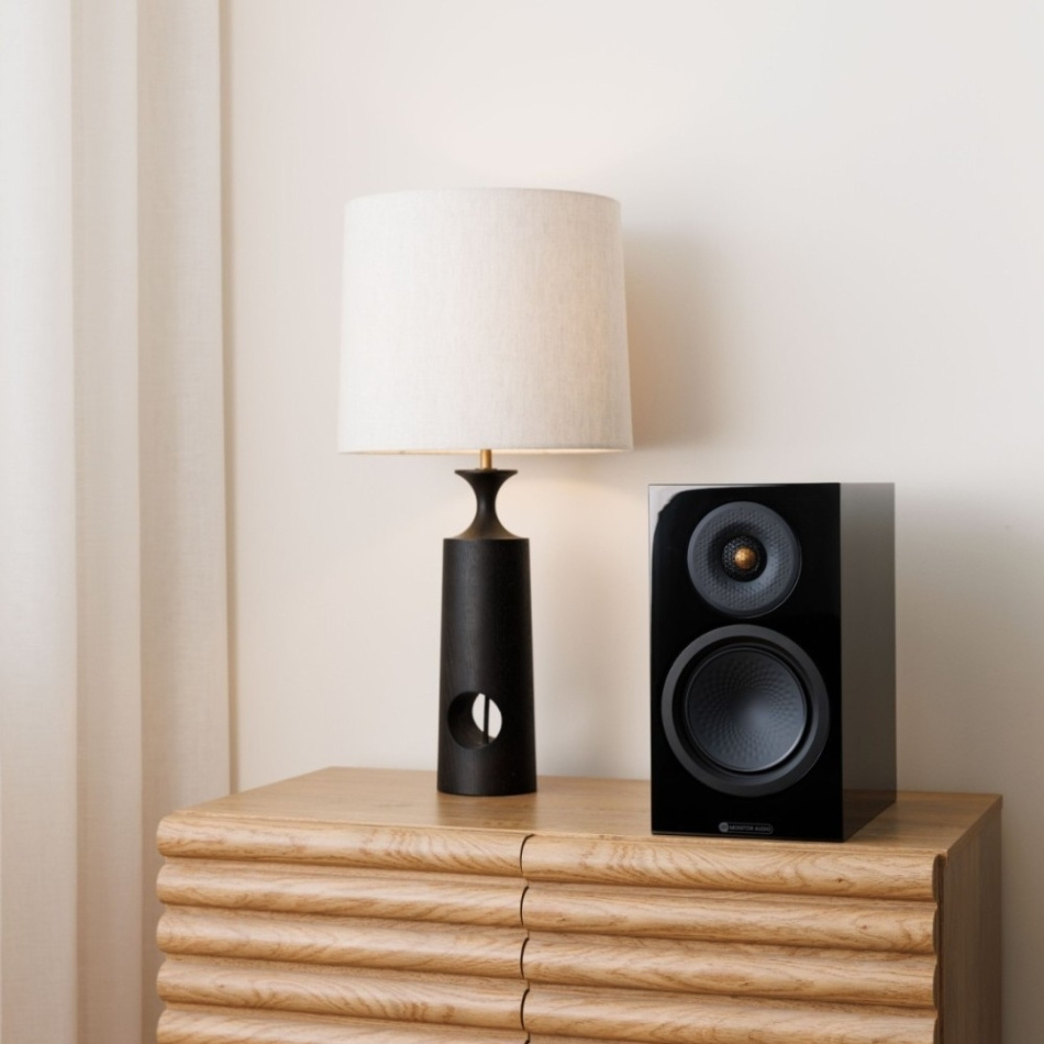 Monitor Audio Silver 50 8G stativhögtalare, svart par