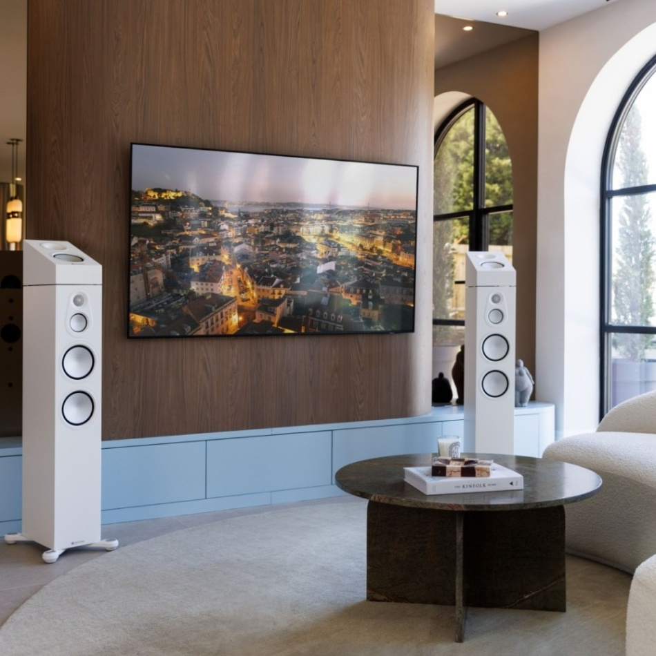 Monitor Audio Silver AMS 8G Atmos-högtalare, vitt par