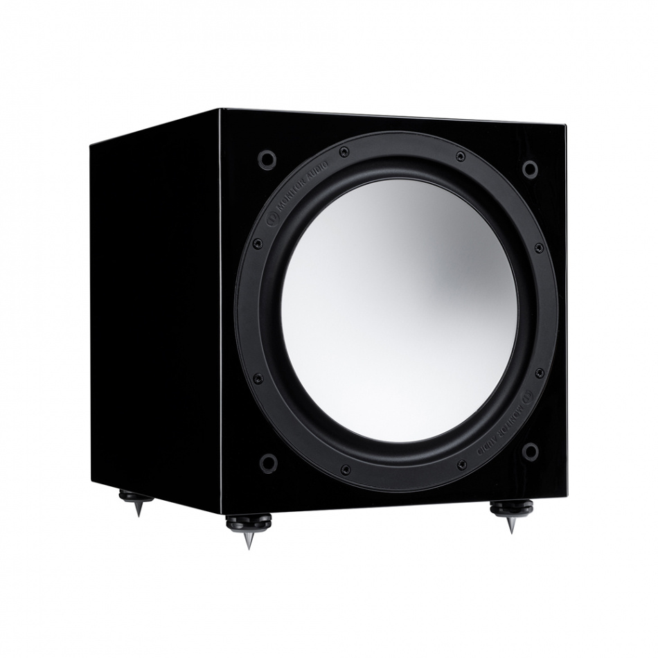 Monitor Audio Silver W-12, aktiv subwoofer pianosvart