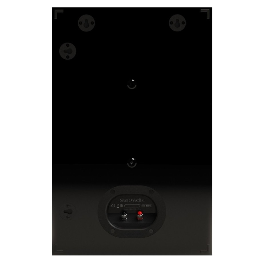 Monitor Audio Silver On-Wall 8G vägghögtalare, svart