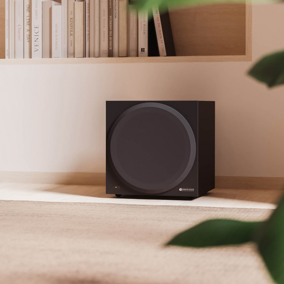 Monitor Audio Vestra W10 aktiv subwoofer, mattsvart