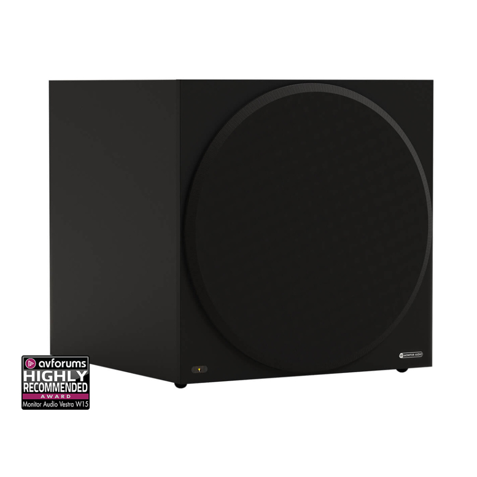 Monitor Audio Vestra W15 aktiv subwoofer, mattsvart