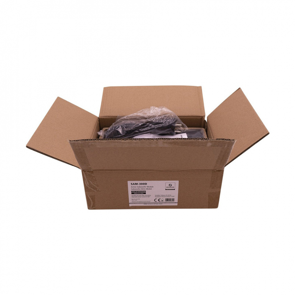 Monacor SAM-300D inbyggnadsförstärkare för subwoofer