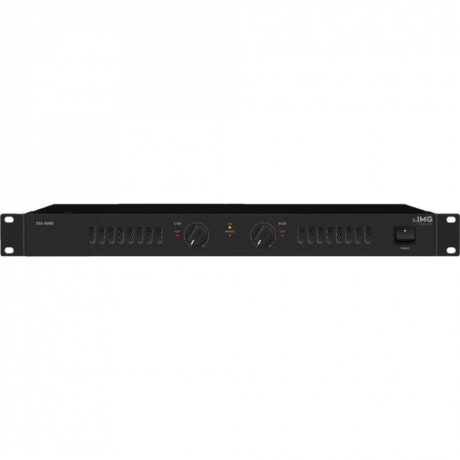 IMG Stageline STA-400D PA-slutsteg med Hypex-moduler, 2x180 Watt