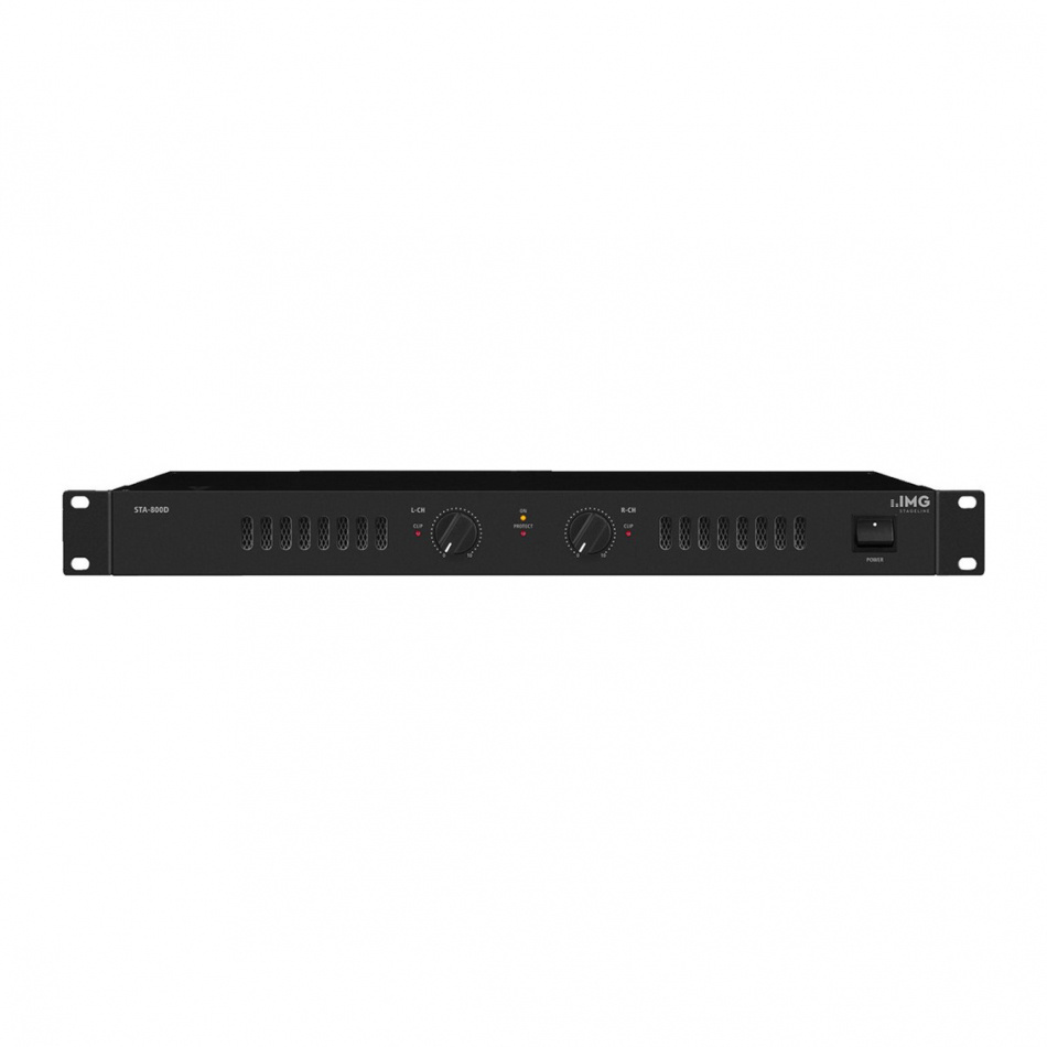 IMG Stageline STA-800D PA-slutsteg med Hypex-moduler, 2x210 Watt