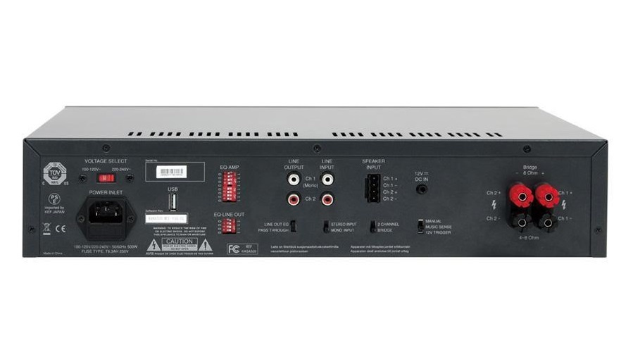 KEF KASA500, bryggkopplingsbar förstärkare för subwoofer