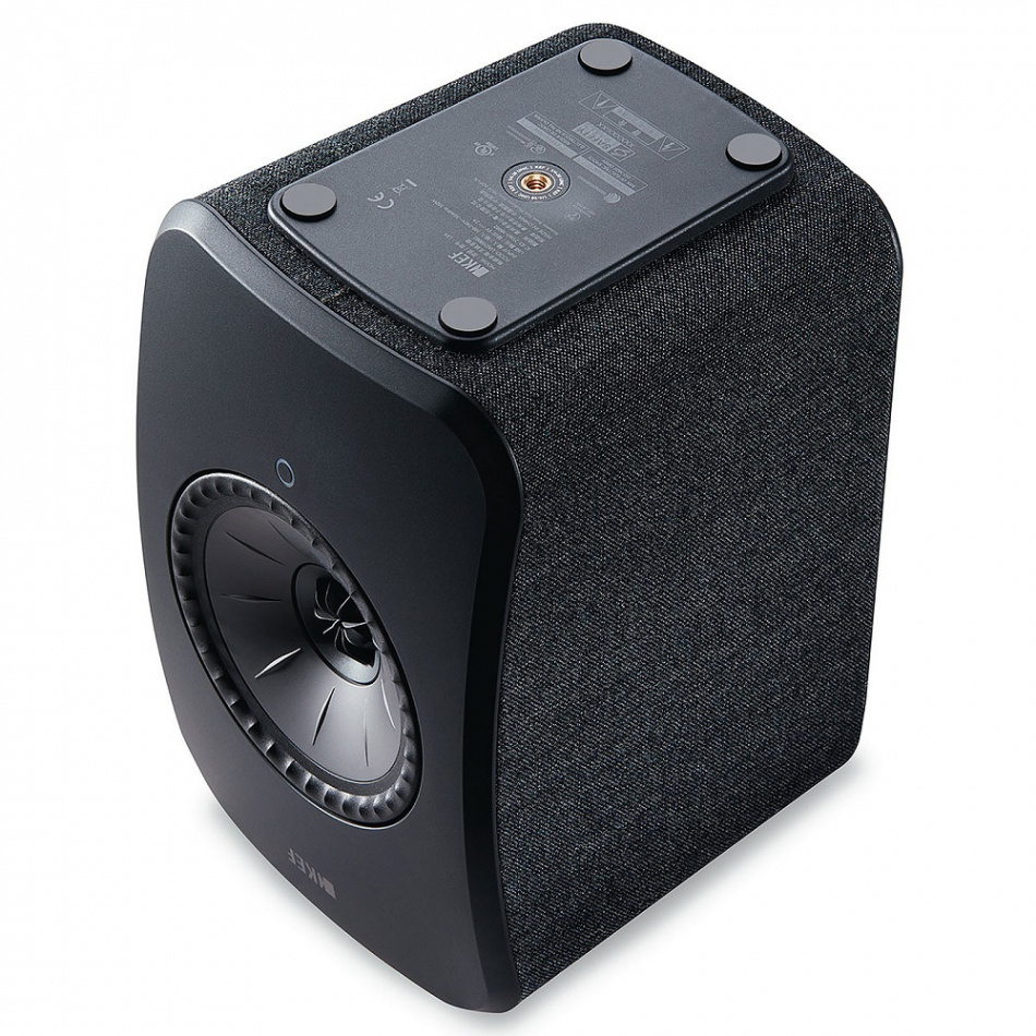 KEF LSX aktiva Wifi-högtalare med DAC, Bluetooth & AirPlay 2, svart par