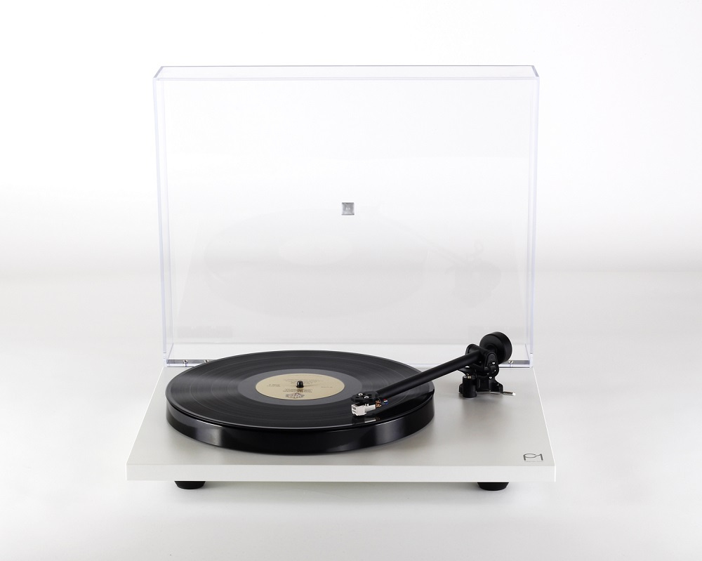 Rega Planar 1 vinylspelare med Carbon MM-pickup, mattvit