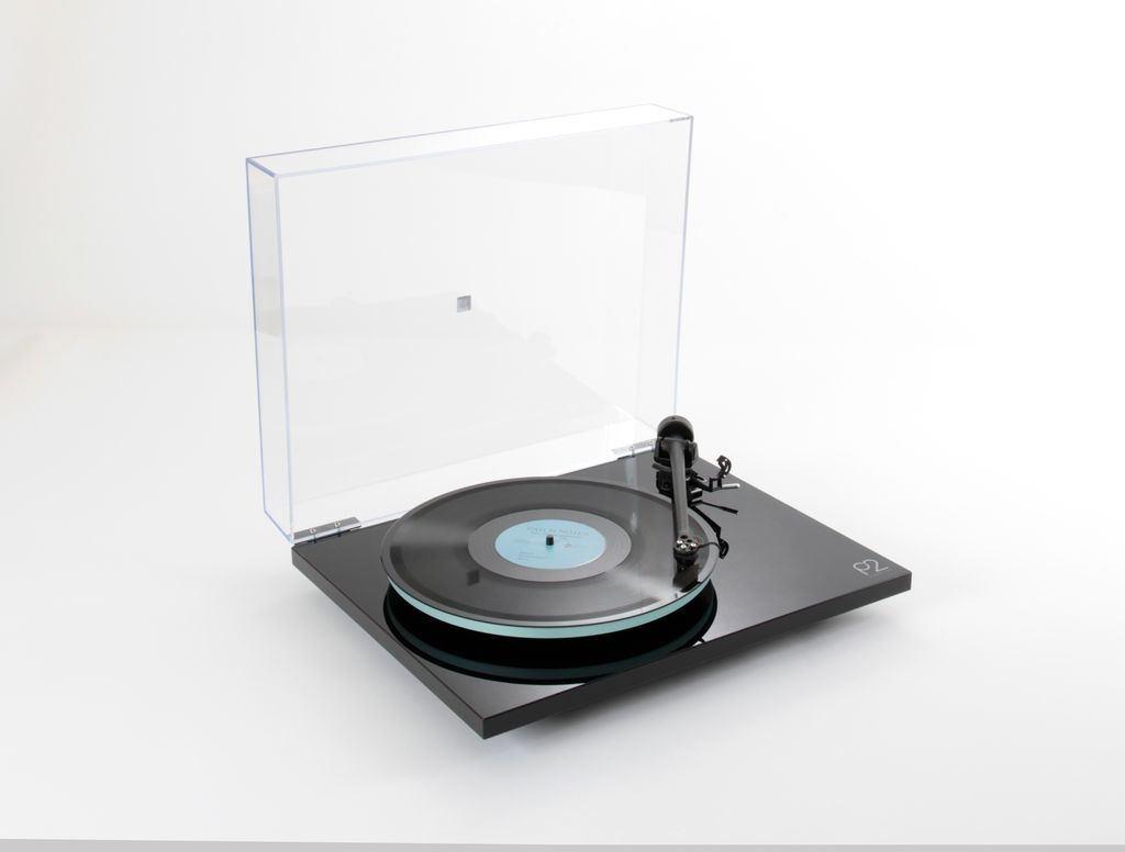 Rega Planar 2 vinylspelare med Nd3 MM-pickup, pianosvart