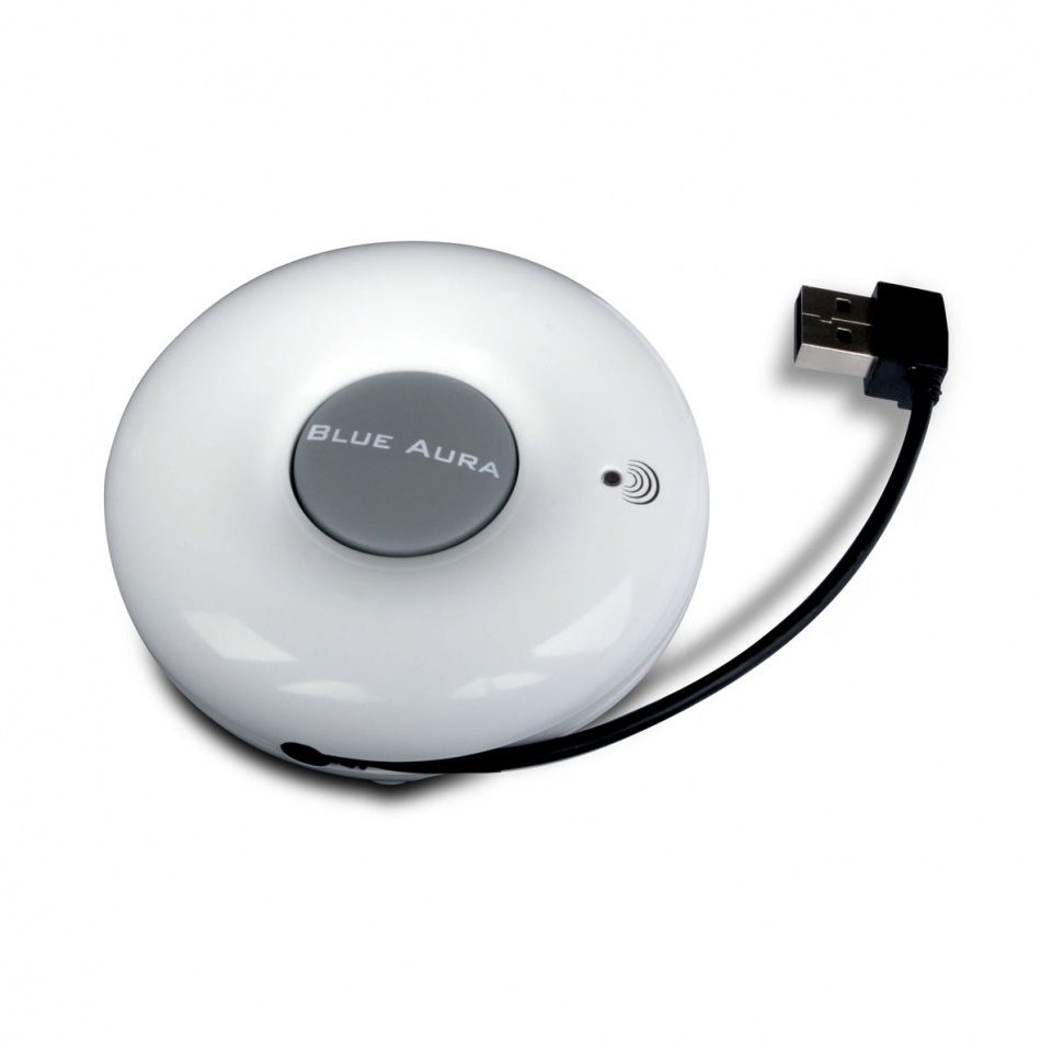 Blue Aura WST-xR trådlös mottagare 2.4 GHz, vit dongel