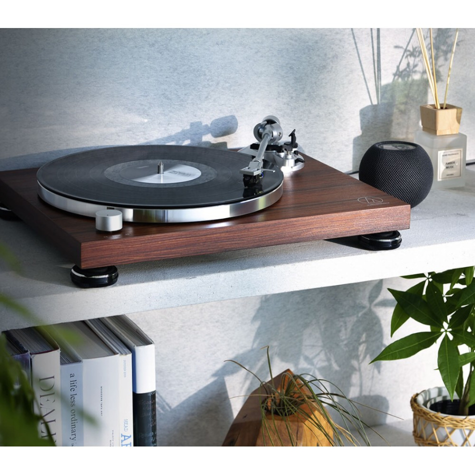 Audio-Technica AT-LPW50BT-RW skivspelare med Bluetooth & RIAA, valnöt
