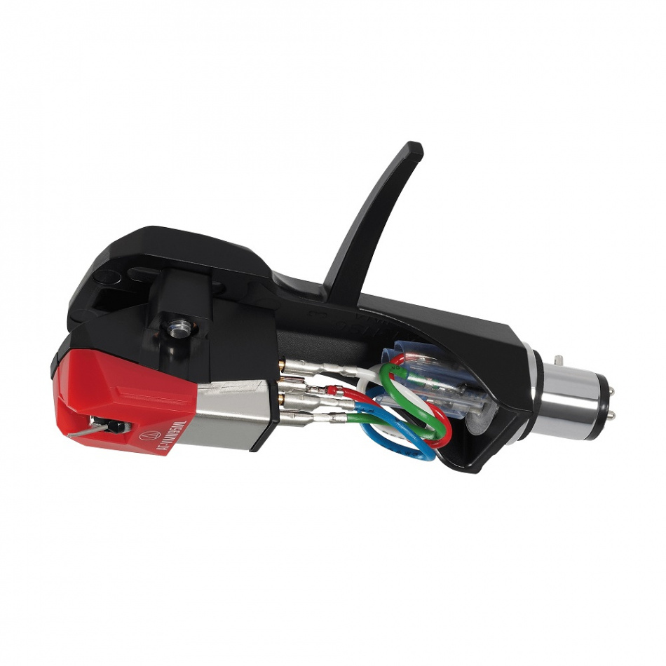 Audio Technica AT-VM95ML/H, MM-pickup på AT-HS6 tonarmsskal för vinylspelare