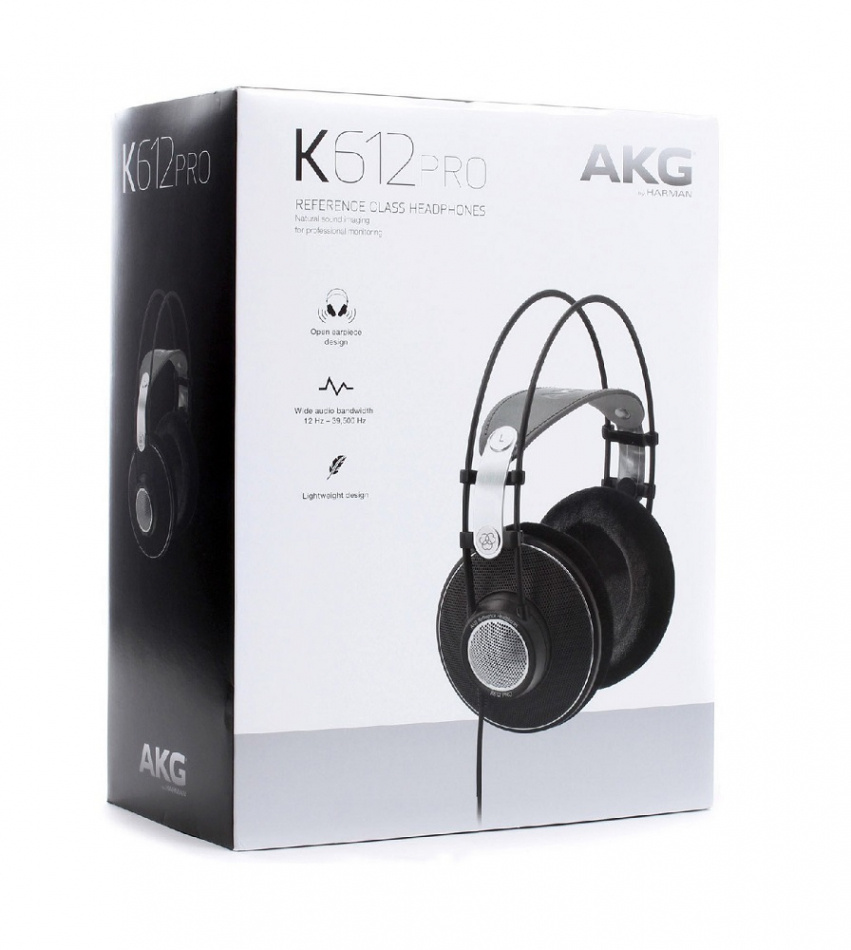 AKG K612 PRO Studio, öppen over-ear hörlur