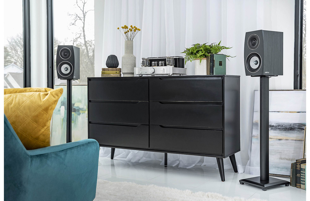 Jamo Concert C93 II stativhögtalare, svart par