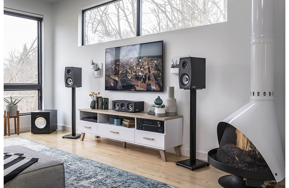 Jamo Concert C93 II stativhögtalare, svart par