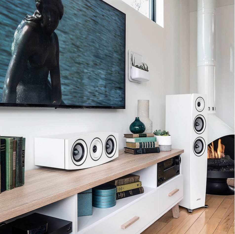 Jamo Concert C95 II golvhögtalare, vitt par