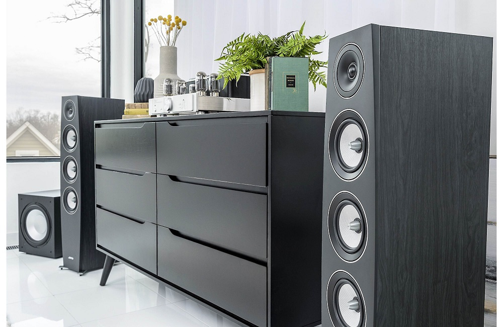 Jamo Concert C97 II golvhögtalare, svart par